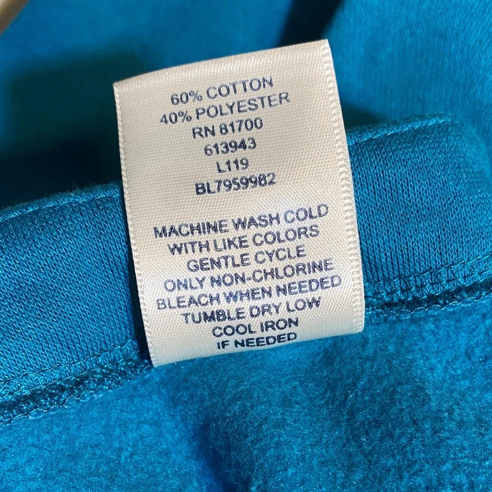 Blair Teal V-Neck Long Sleeve Sleep Dress - Picture 4 of 5